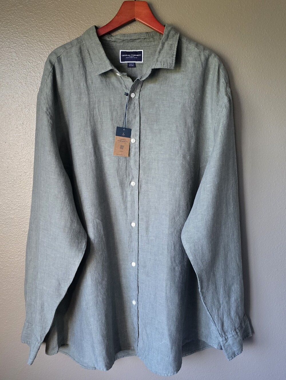 Charles Tyrwhitt Linen Old Money Coastal Beachy Modern Preppy Big & Tall